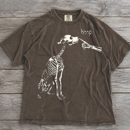 Skeleton Dog Boop T-Shirt