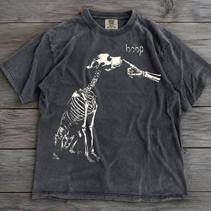 Skeleton Dog Boop T-Shirt
