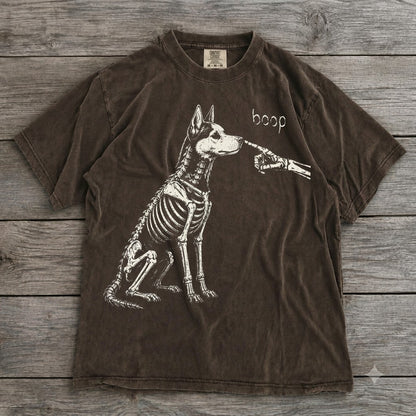 Husky Skeleton "Boop" T-Shirt